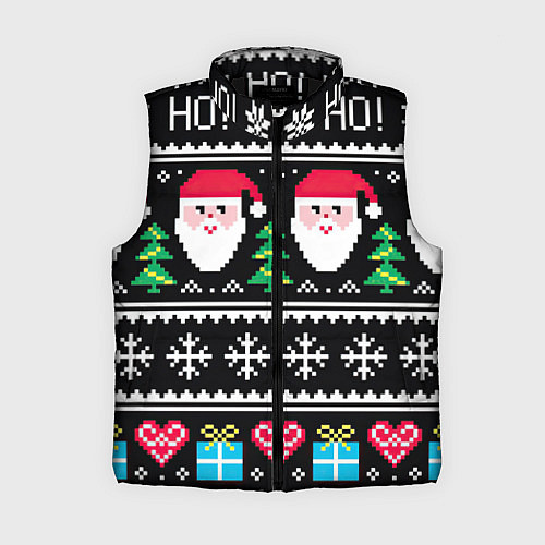 Женский жилет Ho! Ho! Ho! / 3D-Черный – фото 1