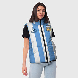 Женский жилет Джерси Марадоны с автографом, цвет: 3D-черный — фото 2