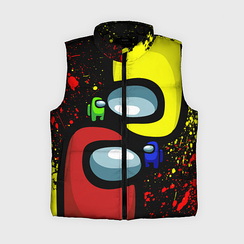 Женский жилет AMONG US / 3D-Черный – фото 1