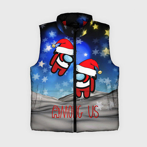 Женский жилет Among Us / 3D-Красный – фото 1