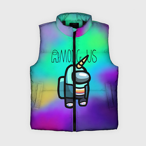 Женский жилет Among Us Unicorn Z / 3D-Черный – фото 1