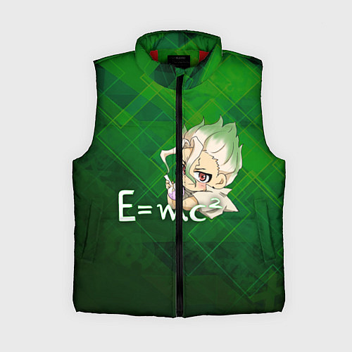 Женский жилет Доктор Стоун / 3D-Красный – фото 1