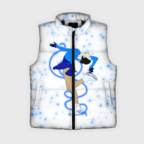 Женский жилет Фигурное катание / 3D-Черный – фото 1