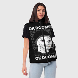 Женский жилет OK DOOMER, цвет: 3D-светло-серый — фото 2