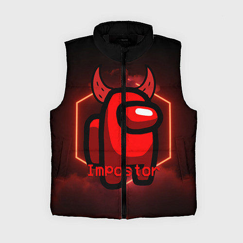 Женский жилет AMONG US IMPOSTOR / 3D-Черный – фото 1