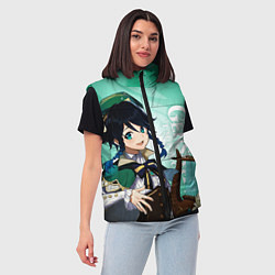 Женский жилет GENSHIN IMPACT, ВЕНТИ, цвет: 3D-красный — фото 2