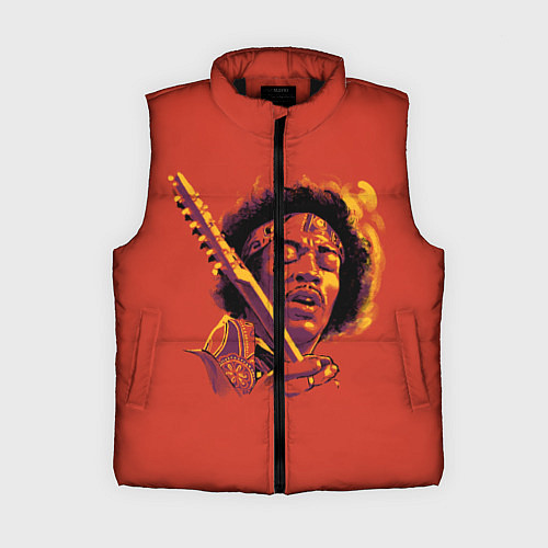 Женский жилет Джимми Хендрикс / 3D-Черный – фото 1