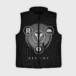 Женский жилет DESTINY, цвет: 3D-черный