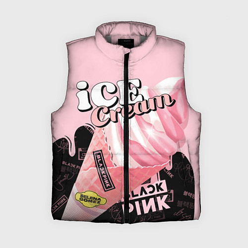 Женский жилет BLACKPINK ICE CREAM / 3D-Светло-серый – фото 1
