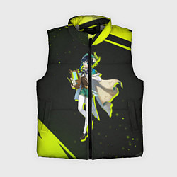 Женский жилет Genshin Impact, цвет: 3D-светло-серый