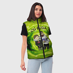 Женский жилет Репер - OG Buda, цвет: 3D-черный — фото 2