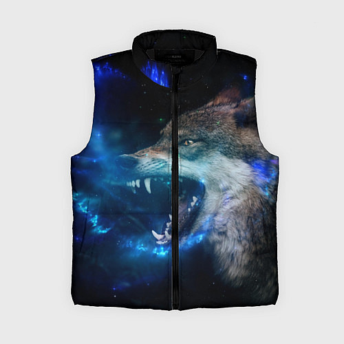 Женский жилет Волчара Юморит / 3D-Черный – фото 1