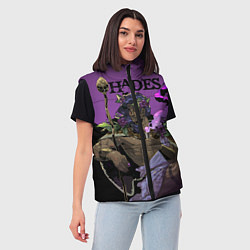 Женский жилет Hades - Дионис, цвет: 3D-черный — фото 2