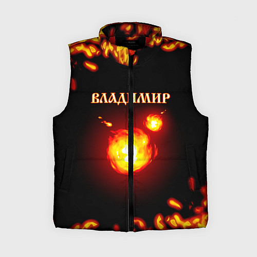 Женский жилет Владимир / 3D-Красный – фото 1