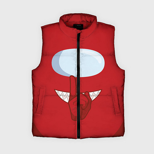 Женский жилет AMONG US RED IMPOSTOR / 3D-Красный – фото 1