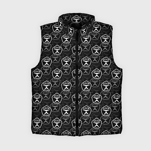 Женский жилет СССР ПАТТЕРН / 3D-Черный – фото 1