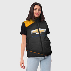 Женский жилет CHEVROLET Шевроле, цвет: 3D-красный — фото 2