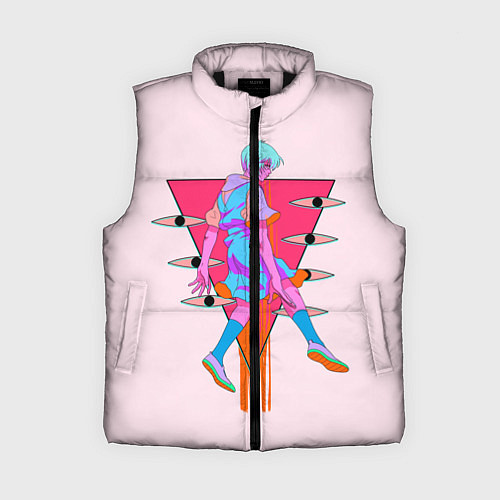 Женский жилет Евангилион / 3D-Черный – фото 1