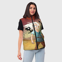 Женский жилет Разочарование, цвет: 3D-черный — фото 2