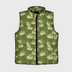 Женский жилет Кружка пива милитари, цвет: 3D-красный