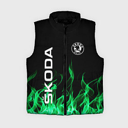 Женский жилет SKODA, цвет: 3D-черный