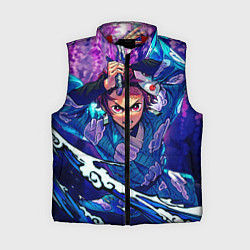 Женский жилет Танджиро камадо Клинок Демонов