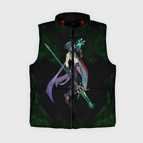 Женский жилет Genshin Impact - Xiao / 3D-Красный – фото 1