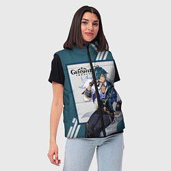 Женский жилет Кэйа - Genshin Impact, цвет: 3D-красный — фото 2