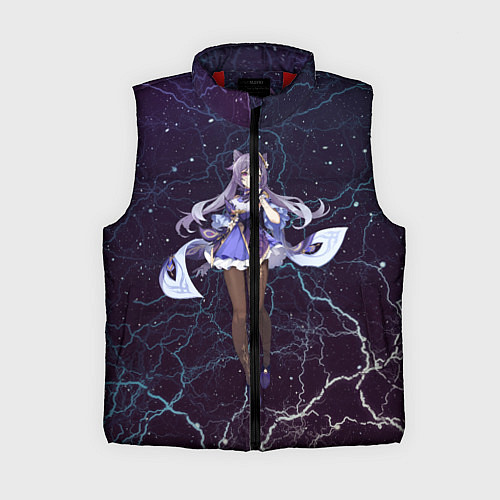 Женский жилет Genshin Impact - Keqing / 3D-Красный – фото 1