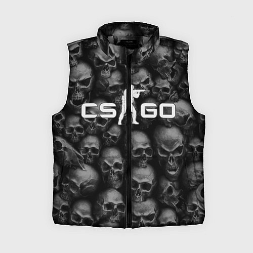 Женский жилет CS:GO Catacombs Катакомбы / 3D-Светло-серый – фото 1