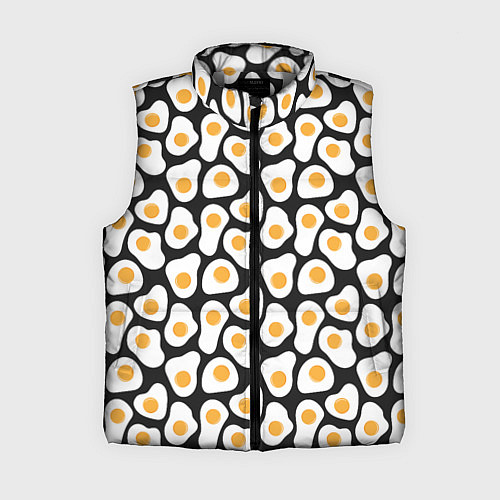 Женский жилет Яичница / 3D-Светло-серый – фото 1