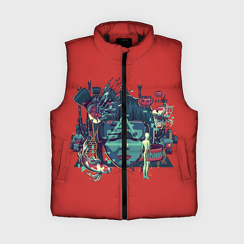 Женский жилет Призрак в доспехах / 3D-Черный – фото 1