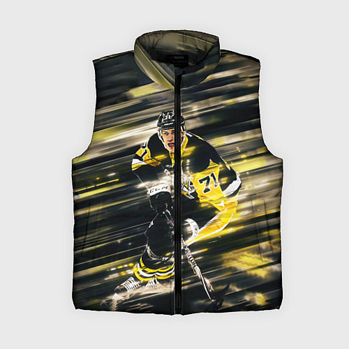 Женский жилет ЕВГЕНИЙ МАЛКИН / 3D-Черный – фото 1