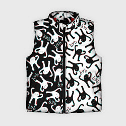 Женский жилет МЕМ КОТ ЪУЪ СЪУКА, цвет: 3D-красный