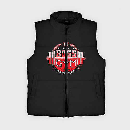 Женский жилет Босс этой качалки / 3D-Черный – фото 1