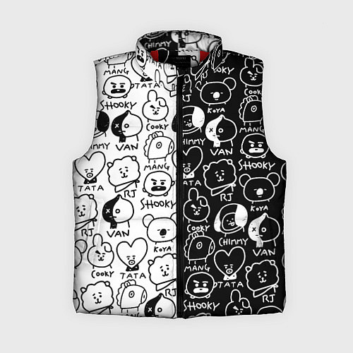 Женский жилет BTS BT21 / 3D-Красный – фото 1