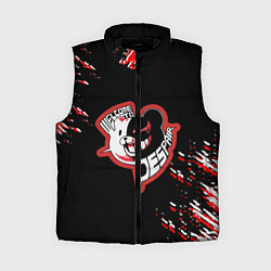 Женский жилет Danganronpa, цвет: 3D-черный