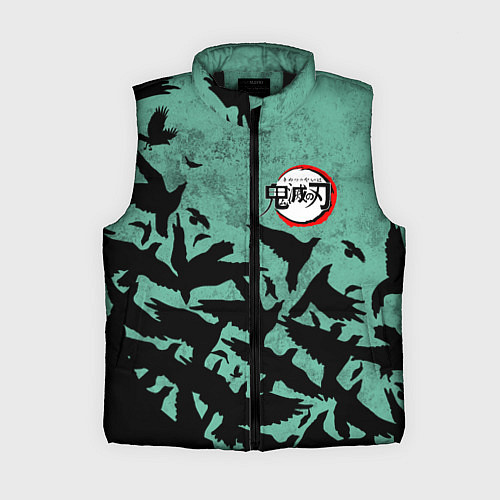 Женский жилет DEMON SLAYER KIMETSU NO YAIBA / 3D-Черный – фото 1