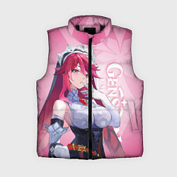 Женский жилет GENSHIN IMPACT, РОЗАРИЯ, цвет: 3D-черный