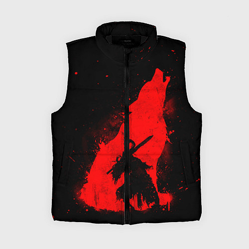 Женский жилет DARK SOULS ТЁМНЫЕ ДУШИ / 3D-Черный – фото 1