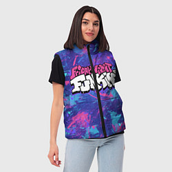 Женский жилет Friday Night Funkin, цвет: 3D-красный — фото 2