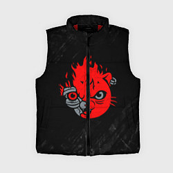 Женский жилет CYBERPUNK 2077 КОТ КИАНУ РИВЗ, цвет: 3D-красный