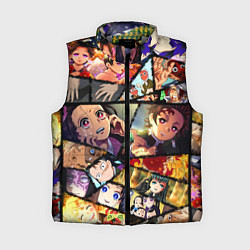 Женский жилет КЛИНОК РАССЕКАЮЩИЙ ДЕМОНОВ, цвет: 3D-светло-серый