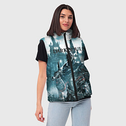 Женский жилет Dark Souls, цвет: 3D-светло-серый — фото 2