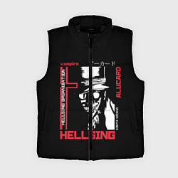 Женский жилет Hellsing, цвет: 3D-черный