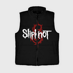 Женский жилет Slipknot Надпись, цвет: 3D-черный