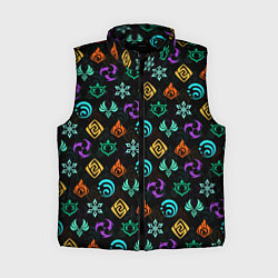 Женский жилет GENSHIN IMPACT ЭМБЛЕМЫ