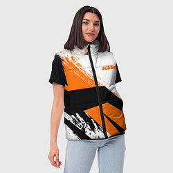 Женский жилет KTM КТМ Z, цвет: 3D-светло-серый — фото 2