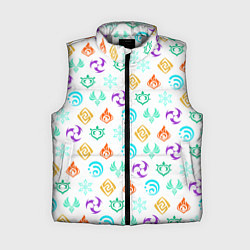 Женский жилет GENSHIN IMPACT ЭМБЛЕМЫ