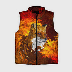 Женский жилет Огненный Лис, цвет: 3D-красный